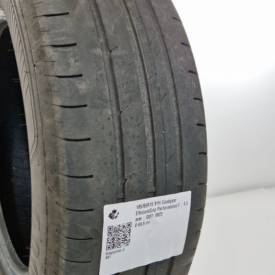 Käytetty: 195/65R15 91H Goodyear EfficientGrip Performance 2