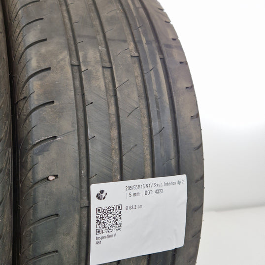 Käytetty: 205/55R16 91V Sava Intensa Hp 2