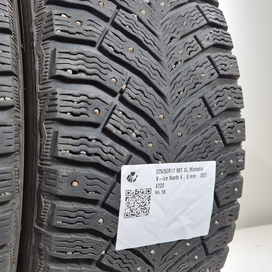 Käytetty: 225/50R17 98T XL Michelin X-Ice North 4