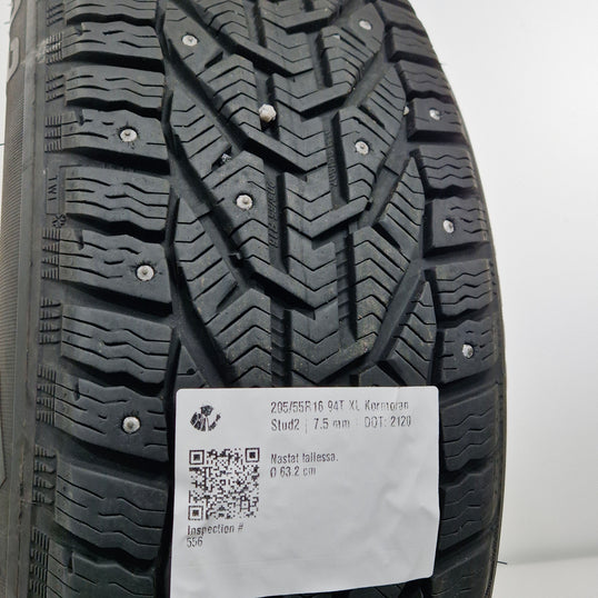 Käytetty: 205/55R16 94T XL Kormoran Stud2