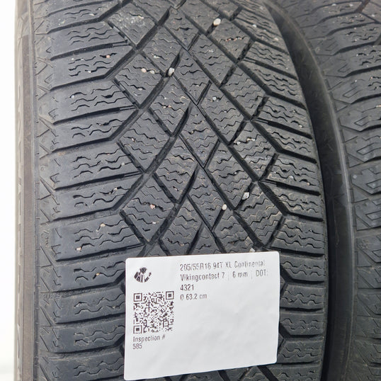 Käytetty: 205/55R16 94T XL Continental Vikingcontact 7