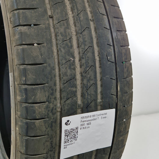 Käytetty: 225/55R18 98V Continental Premiumcontact 7
