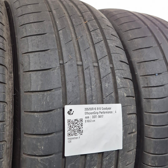 Käytetty: 205/55R16 91V Goodyear EfficientGrip Performance