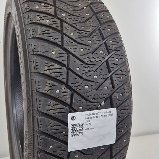 Käytetty: 225/50R17 98T XL Yokohama iceGuard iG65