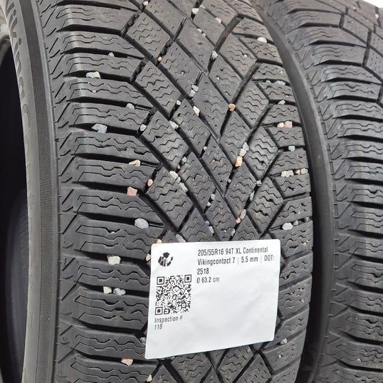 Käytetty: 205/55R16 94T XL Continental Vikingcontact 7