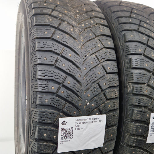 Käytetty: 205/55R16 94T XL Michelin X-Ice North 4
