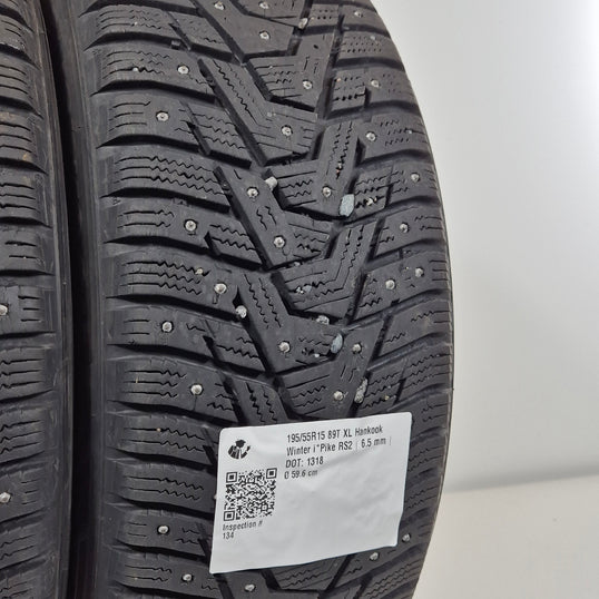 Käytetty: 195/55R15 89T XL Hankook Winter i*Pike RS2