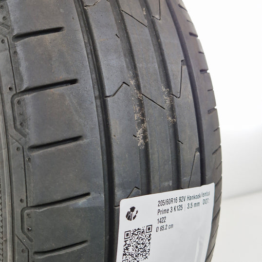 Käytetty: 205/60R16 92V Hankook Ventus Prime 3 K125