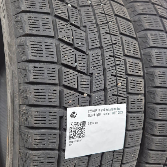 Käytetty: 225/45R17 91Q Yokohama Ice Guard Ig60