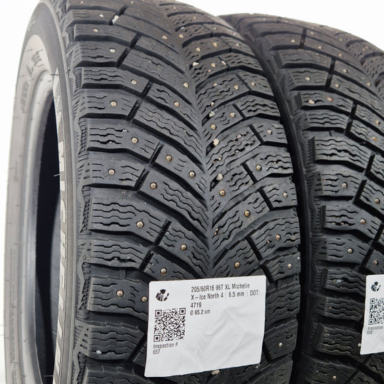 Käytetty: 205/60R16 96T XL Michelin X-Ice North 4