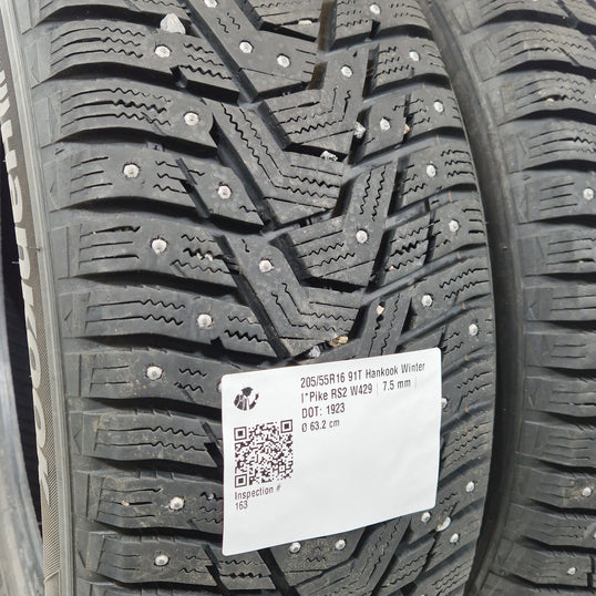 Käytetty: 205/55R16 91T Hankook Winter I*Pike RS2 W429