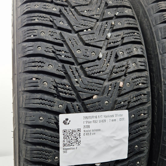 Käytetty: 205/55R16 91T Hankook Winter I*Pike RS2 W429