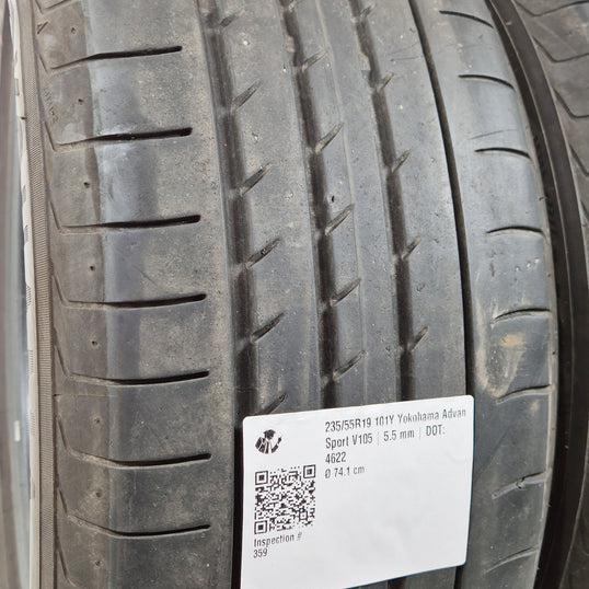 Käytetty: 235/55R19 101Y Yokohama Advan Sport V105