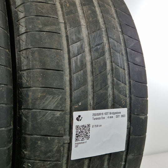 Käytetty: 255/50R19 103T Bridgestone Turanza Eco