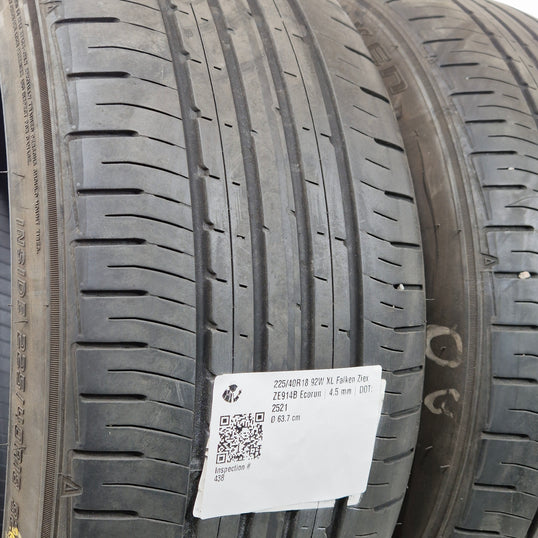 Käytetty: 225/40R18 92W XL Falken Ziex ZE914B Ecorun