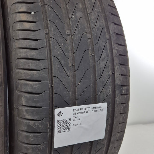 Käytetty: 235/45R18 98Y XL Continental Ultracontact NXT