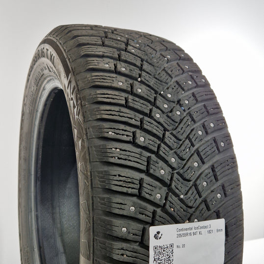 Käytetty: 205/55R16 94T XL Continental IceContact 3
