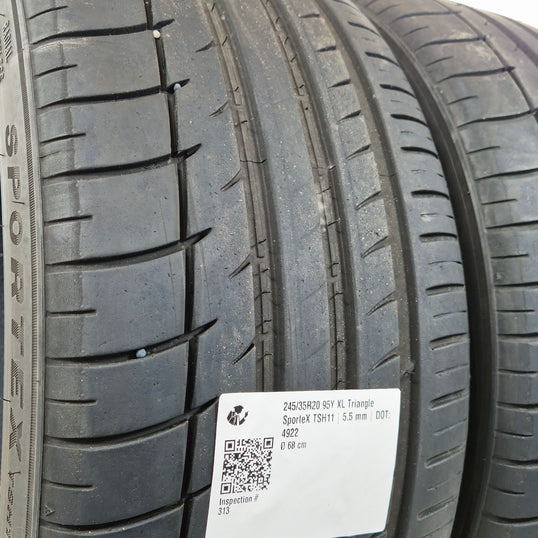 Käytetty: 245/35R20 95Y XL Triangle SporteX TSH11