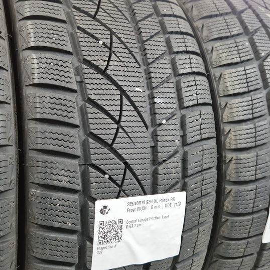 Käytetty: 225/40R18 92H XL Roadx RX Frost WU01