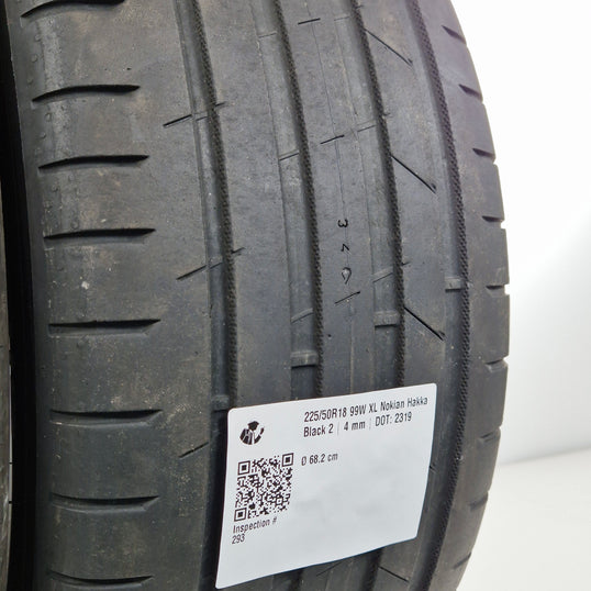Käytetty: 225/50R18 99W XL Nokian Hakka Black 2