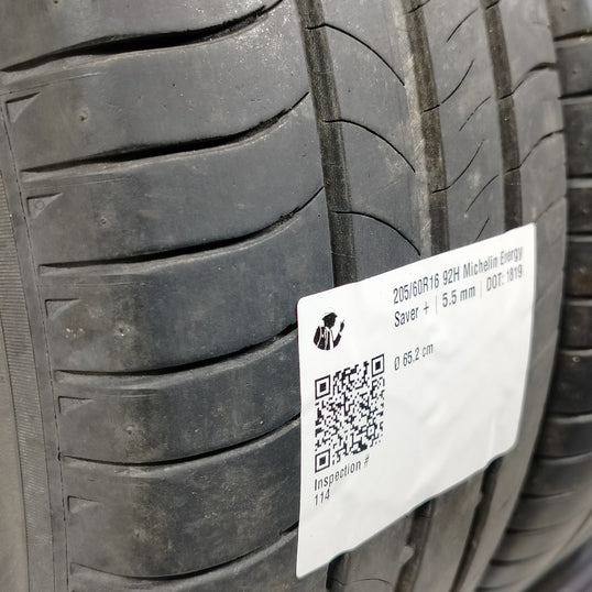 Käytetty: 205/60R16 92H Michelin Energy Saver +