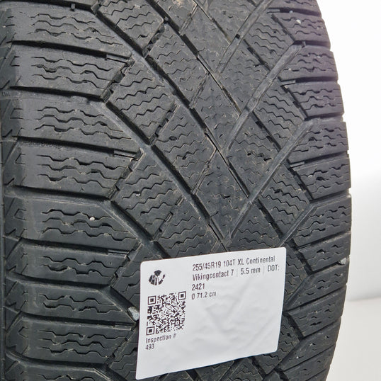 Käytetty: 255/45R19 104T XL Continental Vikingcontact 7