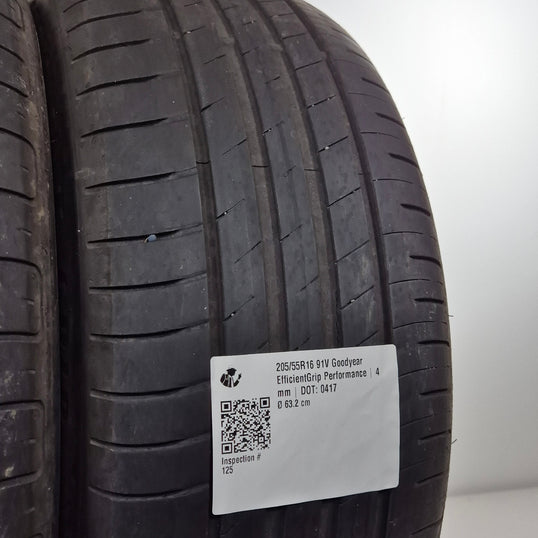 Käytetty: 205/55R16 91V Goodyear EfficientGrip Performance