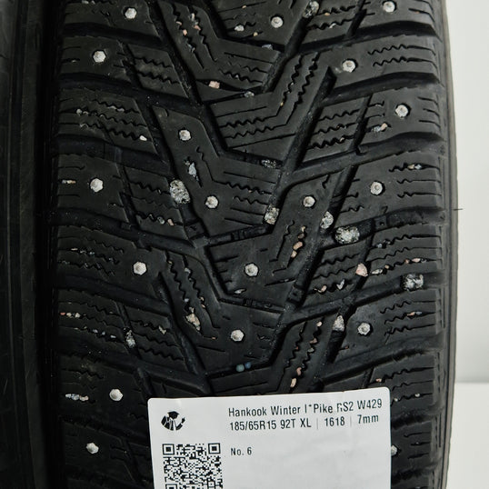 Käytetty: 185/65R15 92T XL Hankook Winter I*Pike RS2 W429