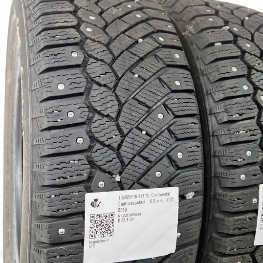 Käytetty: 195/55R16 91T XL Continental Contiicecontact