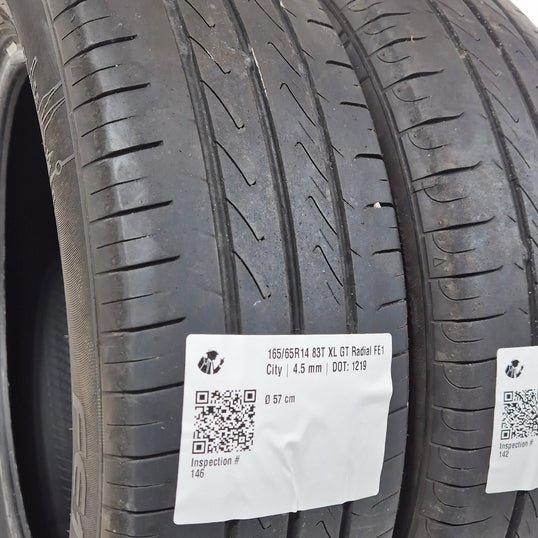 Käytetty: 165/65R14 83T XL GT Radial FE1 City