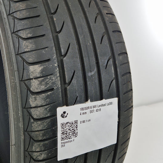 Käytetty: 195/50R16 84V Landsail Ls388