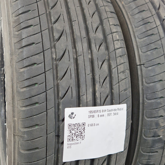 Käytetty: 195/65R15 91H Goodride Radial SP06