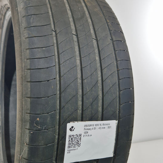 Käytetty: 235/50R19 103V XL Michelin Primacy 4 S1