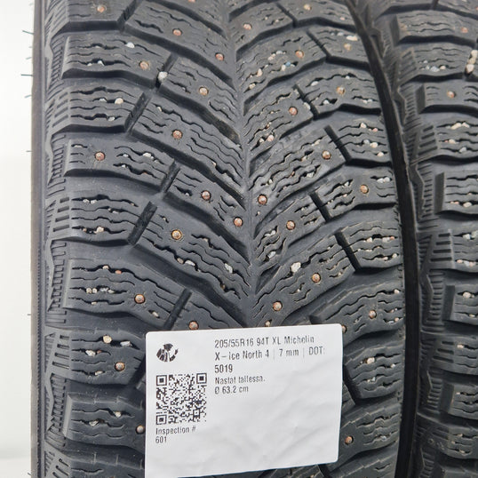 Käytetty: 205/55R16 94T XL Michelin X-Ice North 4