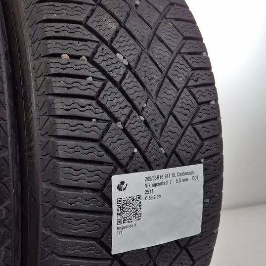 Käytetty: 205/55R16 94T XL Continental Vikingcontact 7