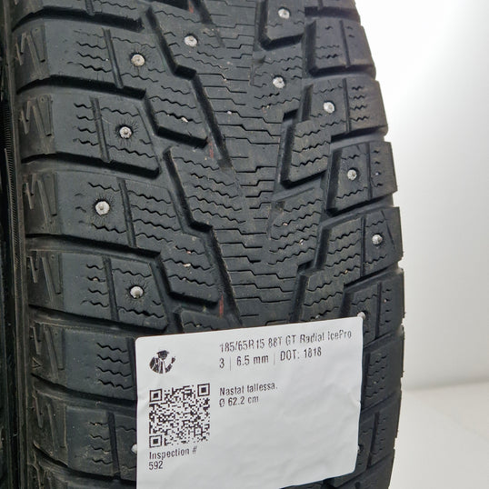 Käytetty: 185/65R15 88T GT Radial IcePro 3