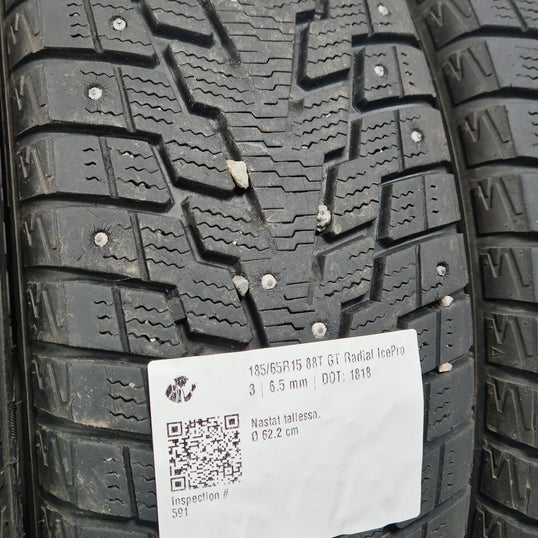 Käytetty: 185/65R15 88T GT Radial IcePro 3