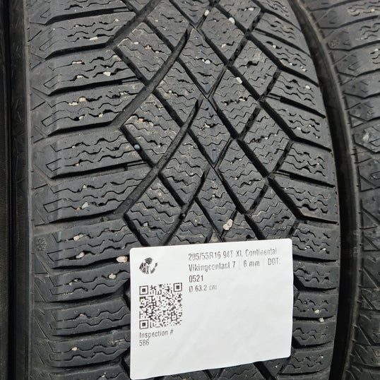 Käytetty: 205/55R16 94T XL Continental Vikingcontact 7