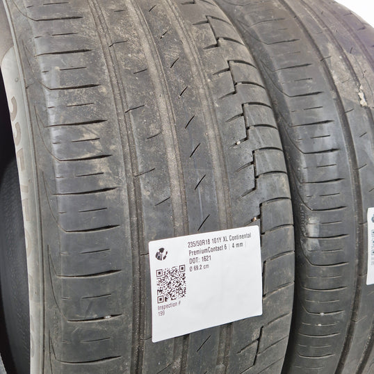 Käytetty: 235/50R18 101Y XL Continental PremiumContact 6