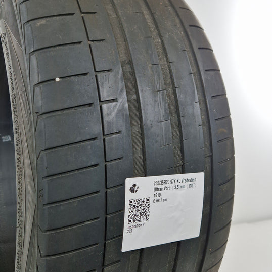 Käytetty: 255/35R20 97Y XL Vredestein Ultrac Vorti