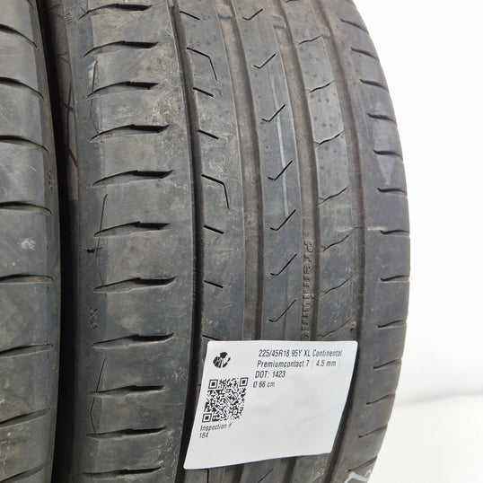 Käytetty: 225/45R18 95Y XL Continental Premiumcontact 7
