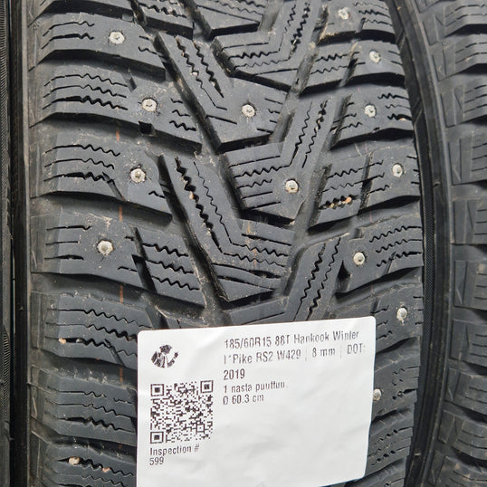 Käytetty: 185/60R15 88T Hankook Winter I*Pike RS2 W429