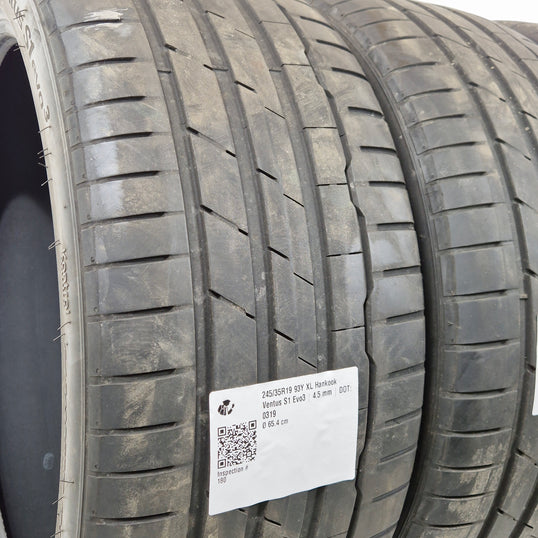 Käytetty: 245/35R19 93Y XL Hankook Ventus S1 Evo3