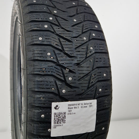 Käytetty: 205/55R16 94T XL Sailun Ice Blazer Wst 3