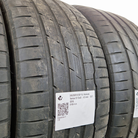 Käytetty: 245/35R19 93Y XL Hankook Ventus S1 Evo3