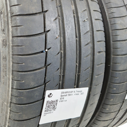 Käytetty: 225/40R18 92Y XL Triangle SporteX TSH11
