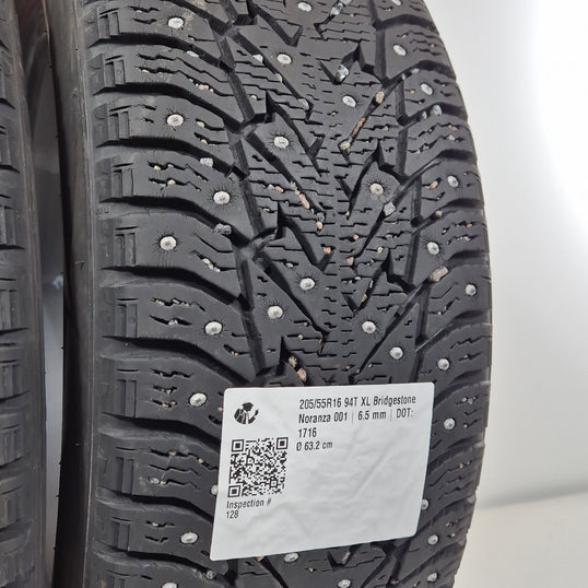Käytetty: 205/55R16 94T XL Bridgestone Noranza 001