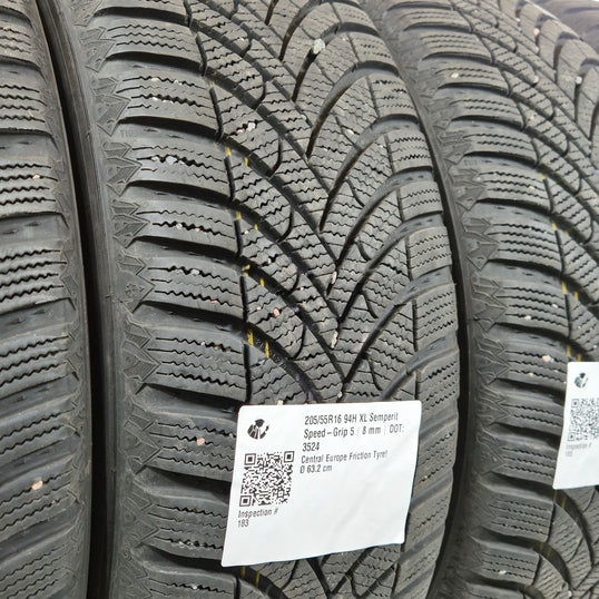 Käytetty: 205/55R16 94H XL Semperit Speed-Grip 5