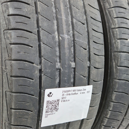 Käytetty: 215/55R17 94V Falken Ziex ZE-914a EcoRun