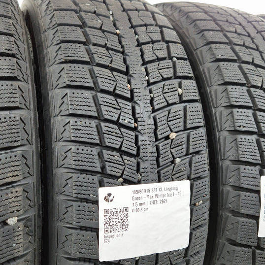 Käytetty: 185/60R15 88T XL Linglong Green-Max Winter Ice I-15